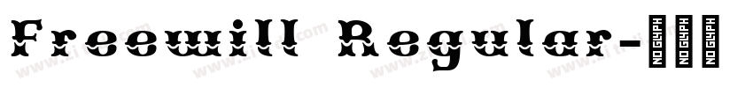 Freewill Regular字体转换